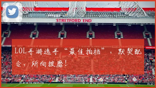 LOL手游选手“最佳拍档”，默契配合，所向披靡！